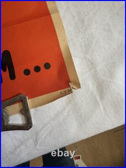 Affiche vintage Des choses qui tachent ou qui tuent 1950 S 1960