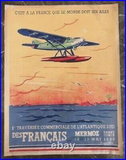 Affiches 1930 les pionniers de l aviation