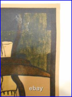 Affichette Ancienne Originale Francais Economisez Le Gaz