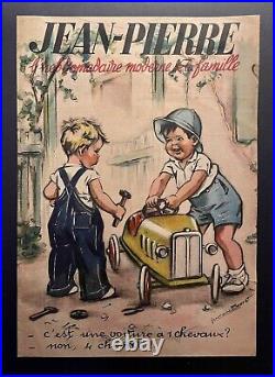 Affichette, Voiture À Pédales, première de couverture, Germaine Bouret