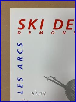 Albertville 92 Anonyme, 1992 SKI DE VITESSE Affiche Vintage Originale