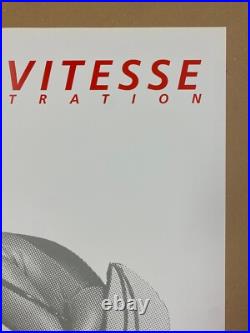 Albertville 92 Anonyme, 1992 SKI DE VITESSE Affiche Vintage Originale