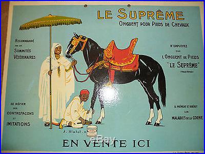 Ancien carton publicitaire Le Suprême, illustrateur J. Illatet, trés rare