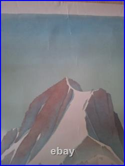 Ancienne Affiche 1975 Samivel, Parc National De La Vanoise. Poster. Vintage