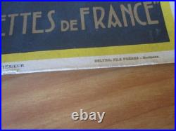 Ancienne Affiche Carton Publicitaire Flan-o-mel Entremets Exquis Miel