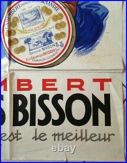 Ancienne Affiche Demander Un Camembert Georges Bisson 1937 Henry Le Monnier