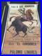 Ancienne Affiche Espagnole De Corrida Originale 1975 El Cordobés Palomo Linares