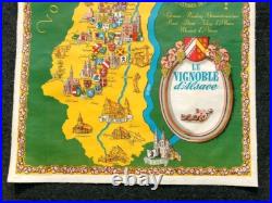 Ancienne Affiche Le Vignoble d'Alsace Michel Strasbourg Willy Fischer An 50