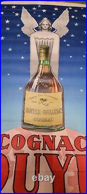 Ancienne Affiche Litho Originale 1945 Cognac Rouyer Signée Pub Th