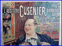 Ancienne Affiche Tamagno Bistrot Oxygenee Cusenier L Absinthe C Est La Sante