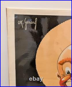 Ancienne Affiche publicitaire Brasserie Vandenkerckhoven Signé OK Gerard TBE