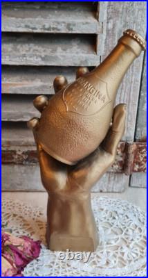 Ancienne Publicite Statuette Vintage Orangina Main D'apres Vila