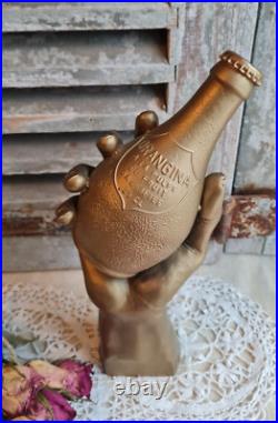 Ancienne Publicite Statuette Vintage Orangina Main D'apres Vila