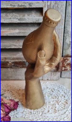 Ancienne Publicite Statuette Vintage Orangina Main D'apres Vila