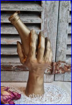 Ancienne Publicite Statuette Vintage Orangina Main D'apres Vila