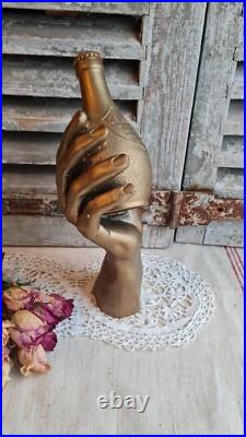 Ancienne Publicite Statuette Vintage Orangina Main D'apres Vila