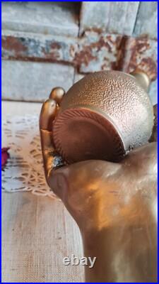 Ancienne Publicite Statuette Vintage Orangina Main D'apres Vila