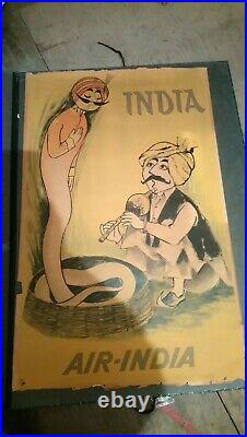 Ancienne affiche Air India