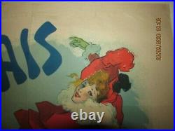 Ancienne affiche, PALAIS DE GLACE-champs élysées-jules CHERET-40,8 X60,3 cm