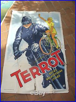 Ancienne affiche TERROT années 52.53