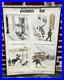 Ancienne affiche carte Deyrolle Accidents Rue pédagogique