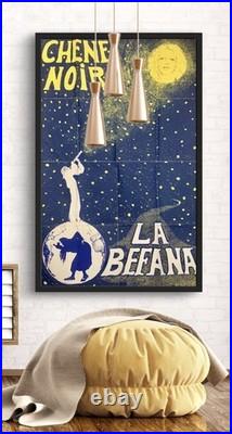 Ancienne affiche originale théâtre Avignon chêne noir La Befana Gérard GELAS Ancienne affiche originale théâtre Avignon chêne noir La Befana Gérard GELAS