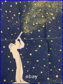 Ancienne affiche originale théâtre Avignon chêne noir La Befana Gérard GELAS