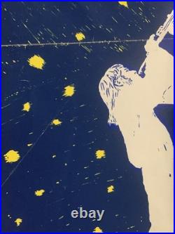 Ancienne affiche originale théâtre Avignon chêne noir La Befana Gérard GELAS