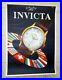 Ancienne affiche vintage montre INVICTA watch 17 JEWELS ANTIMAGNETIC 40/50s