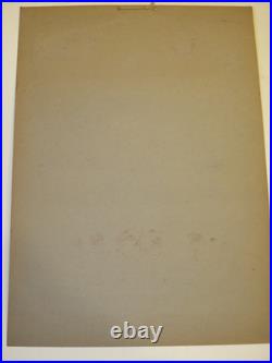 André GALLAND Vins de France, affichette cartonnée originale datée 1937