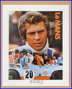 Anonyme, 1971 Le Mans, Steve McQueen Affiche Originale Rembourrée