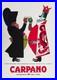 Armando Testa, 1960s Carpano (Napoleone) Original affiche c. A. Cm 100 x 70