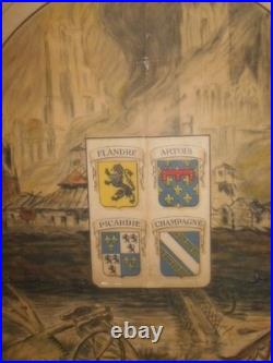 Authentique Affiche Ancienne Empruunt National 1920 Jacquier Et Cie A Lyon