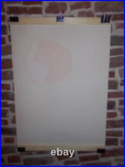 Authentique Affiche Ancienne Exposition Lurcat Du 7 Janvier Au 15 Fevrier 1976