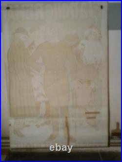 Authentique Affiche Ancienne Flanelle Rema