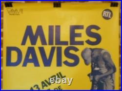 Authentique Affiche Ancienne Miles Davis