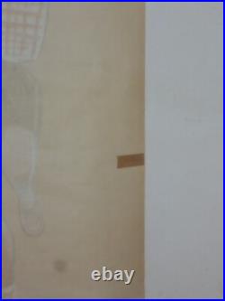 Authentique Affiche Ancienne Rentree Joyeuse