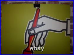 Authentique Affiche Ancienne Securite