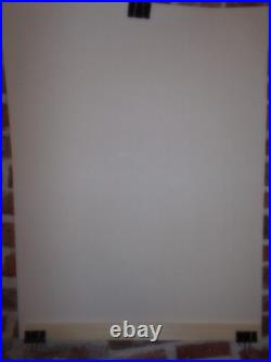 Authentique Affiche Ancienne Securite