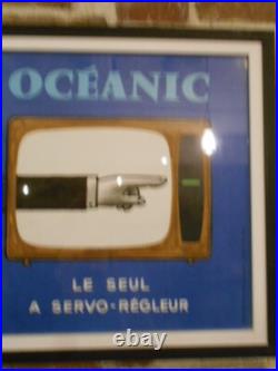 Authentique Affiche Originale Entoilee Et Encadree