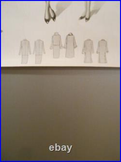 Authentique Gravure Ancienne Mode Feminine Vers 1930