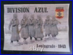 Authentiques Affiches Anciennes Pro-franquistes Division Azul