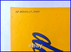 Belle Affiche Authentique Ancienne Pub Huile Yacco Signée M. Collet 56