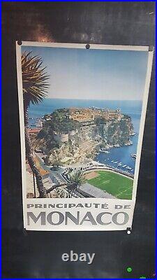 Belle Affiche Photo Couleurs Monaco Annees 1960 100x62cm