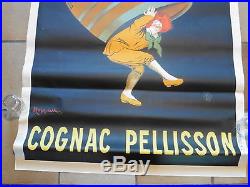 Belle affiche ancienne Cognac Pelisson par Cappiello 80 par 120 cm