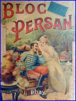 Bloc Persan 1902 Papier A Cigarette Carton Pub Ancien