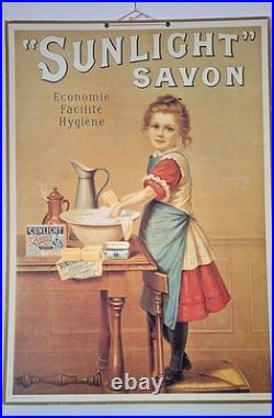 CARTONNÉE VINTAGE SAVON SUNLIGHT Édition Bernard Carant / Bibliothèque Forney