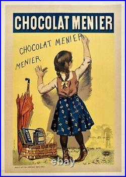 CHOCOLAT MENIER 1896 Planche Lithographiée No 47 des Maîtres de l'Affiche