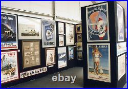 COLLECTION de 3000 affiches publicitaires originales françaises de 1890 à1980