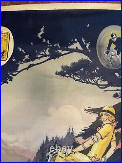 CYCLES GUYOT Affiche Ancienne 80x120 Marque Suisse Vélo